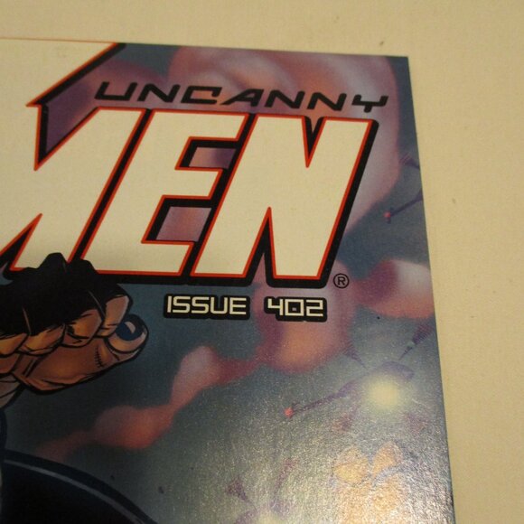 Marvel Uncanny X-Men Medium Black White Blue Graphic Wolverine Comic Book - Picture 3 of 7